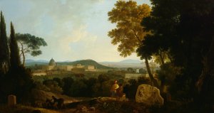 San Pedro y el Vaticano desde el Janículo, Roma de Richard Wilson